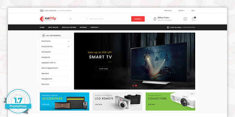 PrestaShop Free Marketplace Themes