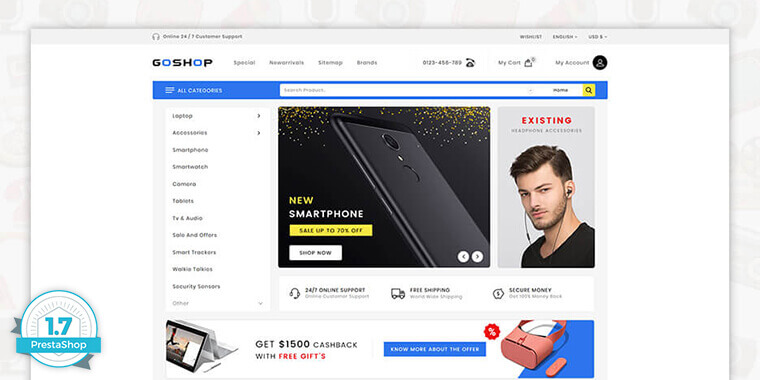 PrestaShop Free Marketplace Themes