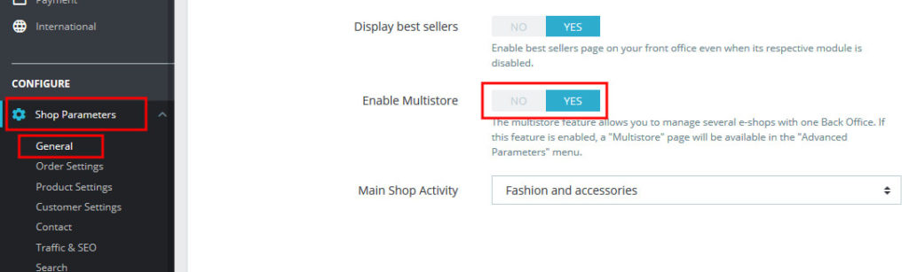 How to Setup Multistore in PrestaShop 1.7