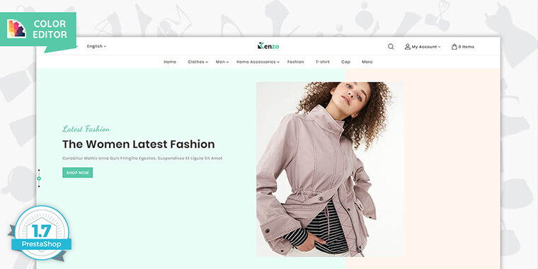 Kenzo – The Best Fashion PrestaShop Theme and Templates