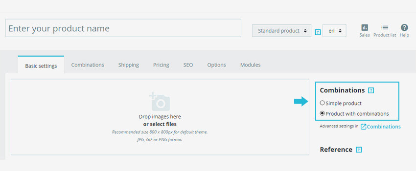 2-create-product -with- combinations