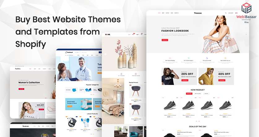 Buy Best Website themes and templates from Shopify