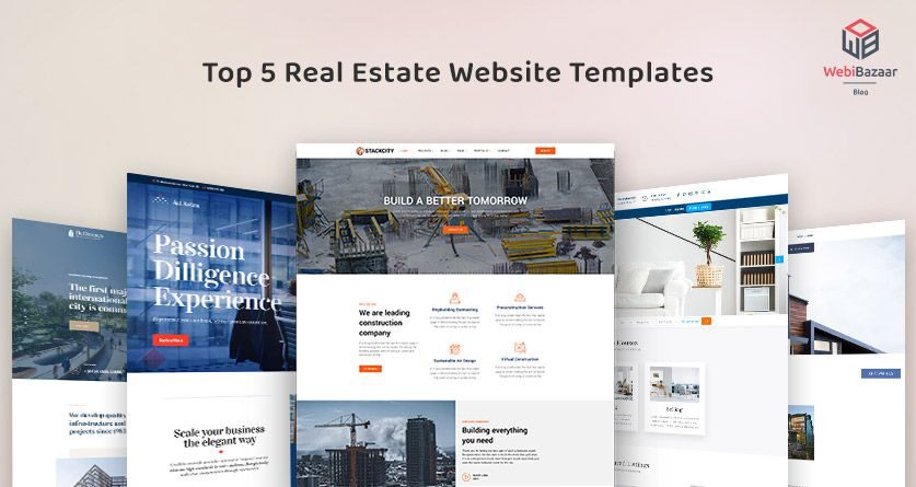 Top 5 Real Estate Website templates