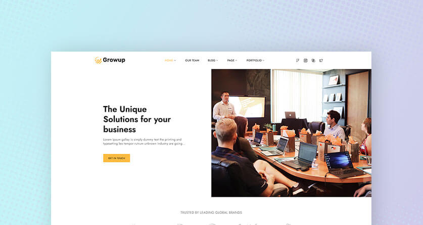 Growup - Business Elementor Template Kit