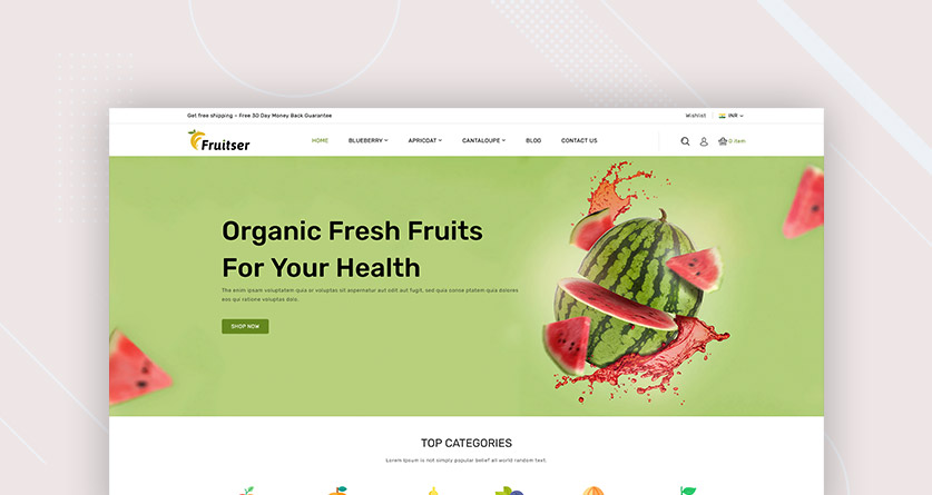 Fruitser- The Organic Food Shopify Theme