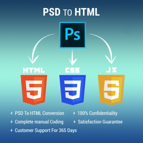 PSD To HTML Conversion Services