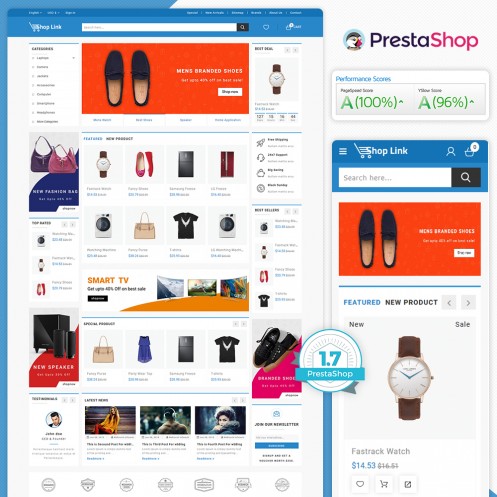 Shoplink - The MultiStore PrestaShop Theme