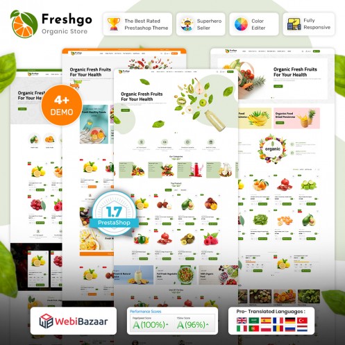 FreshGo The Best Organic PrestaShop Theme