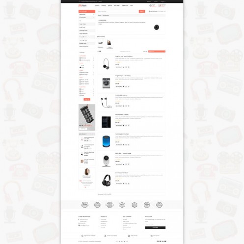 M-Tech- The Online Shopping PrestaShop  Theme