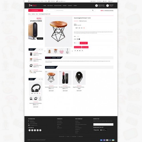 TopMart - PrestaShop Online Shopping Trade Theme