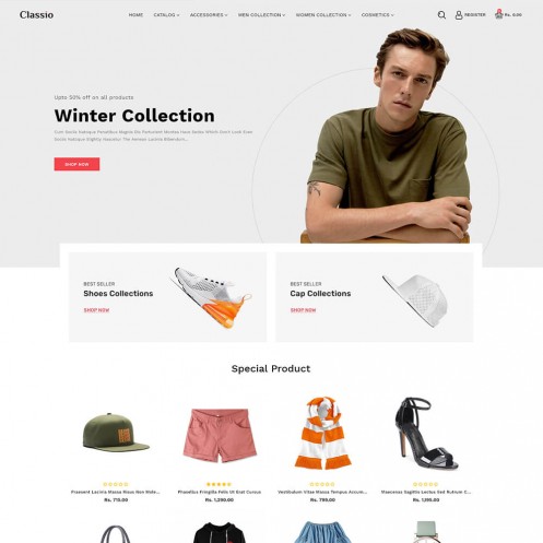 Classio Fashion Responsive Shopify Theme