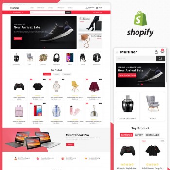 Multiner MultiPurpose Responsive Shopify Theme