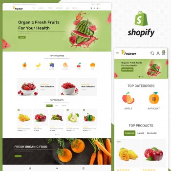 Fruitser - The Organic Food Shopify Theme