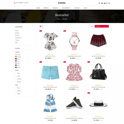 Evessi Fashion Responsive Shopify Theme