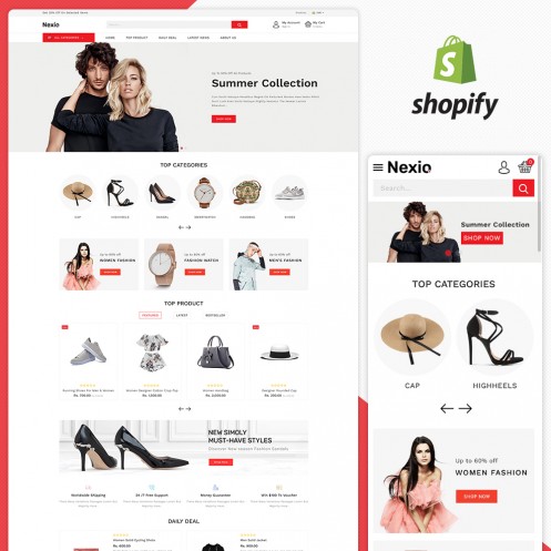 Nexio Fashion Responsive Shopify Theme