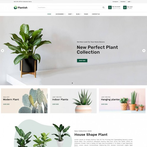 Plantish - Plant WP Bakery WooCommerce Theme