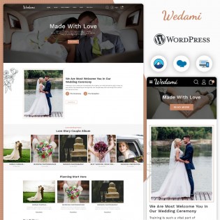 Wedami Wedding WordPress Theme