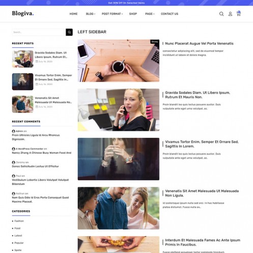 Blogiva Multi-Concept Blog & News WordPress Theme