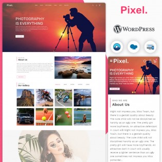 Pixel Photography Wordpress Theme