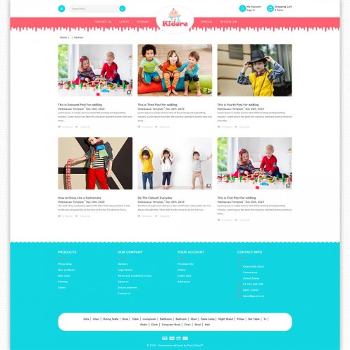 Kidore - The Kids Store Template