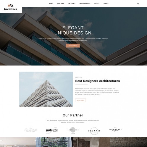 Architeca - Interior & Architecture Elementor Template Kit